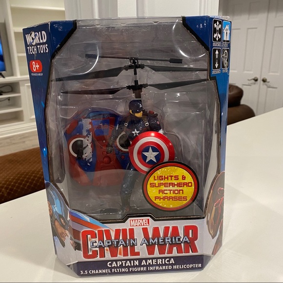 Marvel Civil War Cap America helicopter. NEW